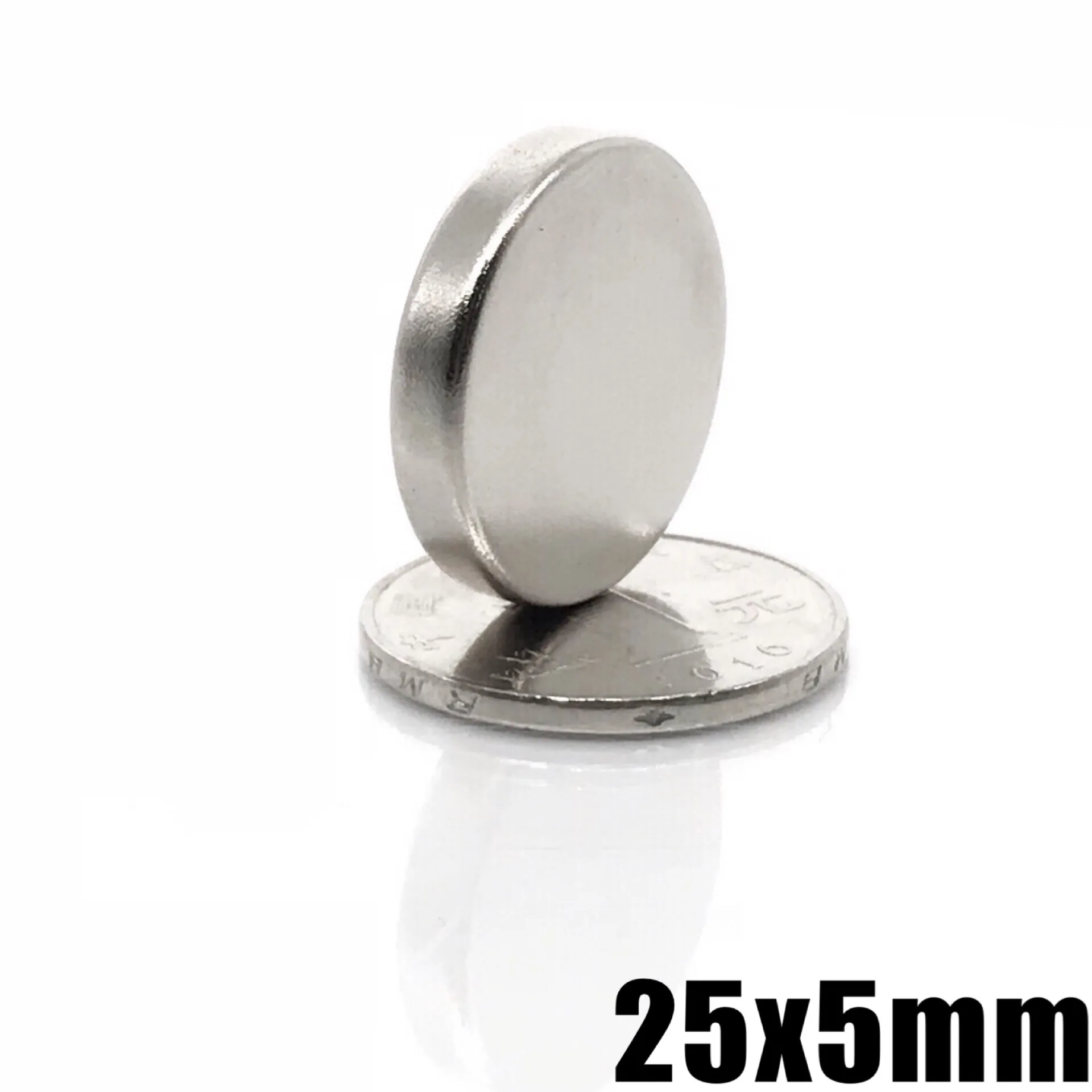 25x5 Neodymium Magnet 2/5/10/20 Pcs 25mm x 5mm N35 NdFeB Round Super Powerful Strong Permanent Magnetic Disc 25x5 mm