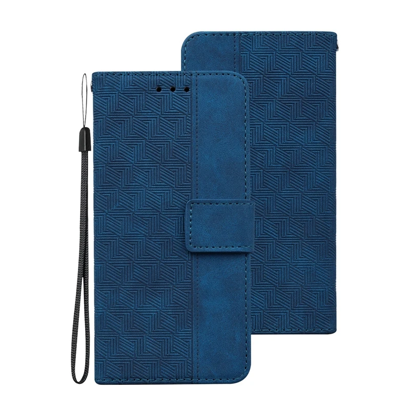 Solid Color Leather Flip Phone Case with Card Slots