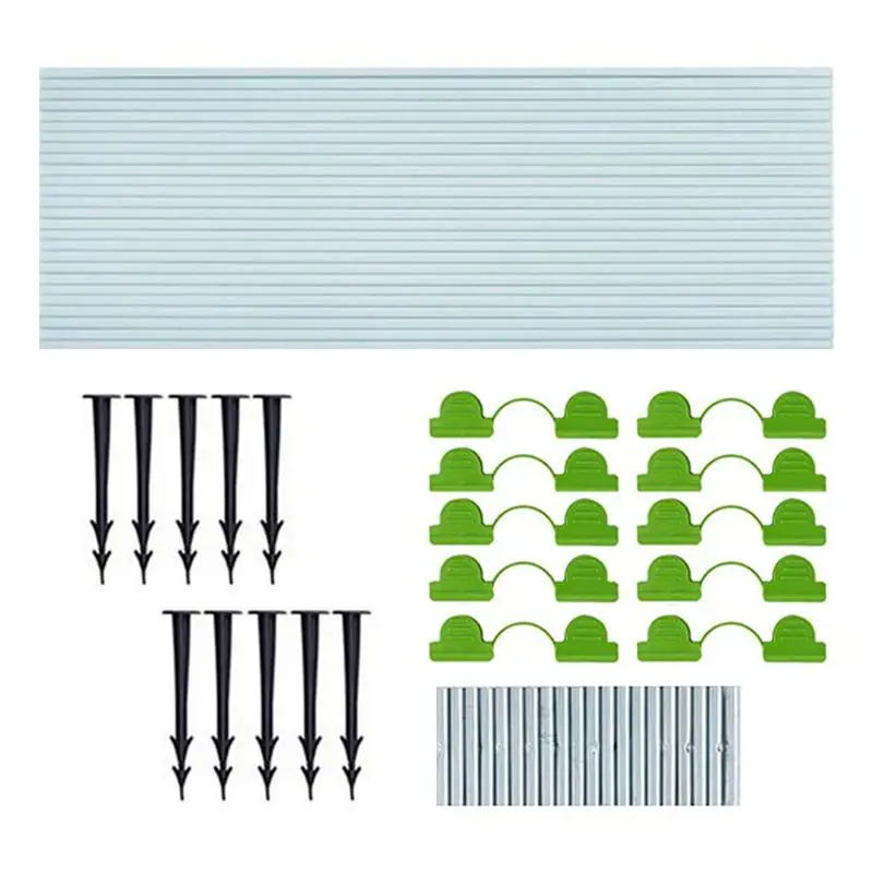 

Garden Hoops 25pcs Rust Proof Support Frame For Raised Beds Folding Fiberglass Garden Hoops Durable Frost Protection Garden Tool