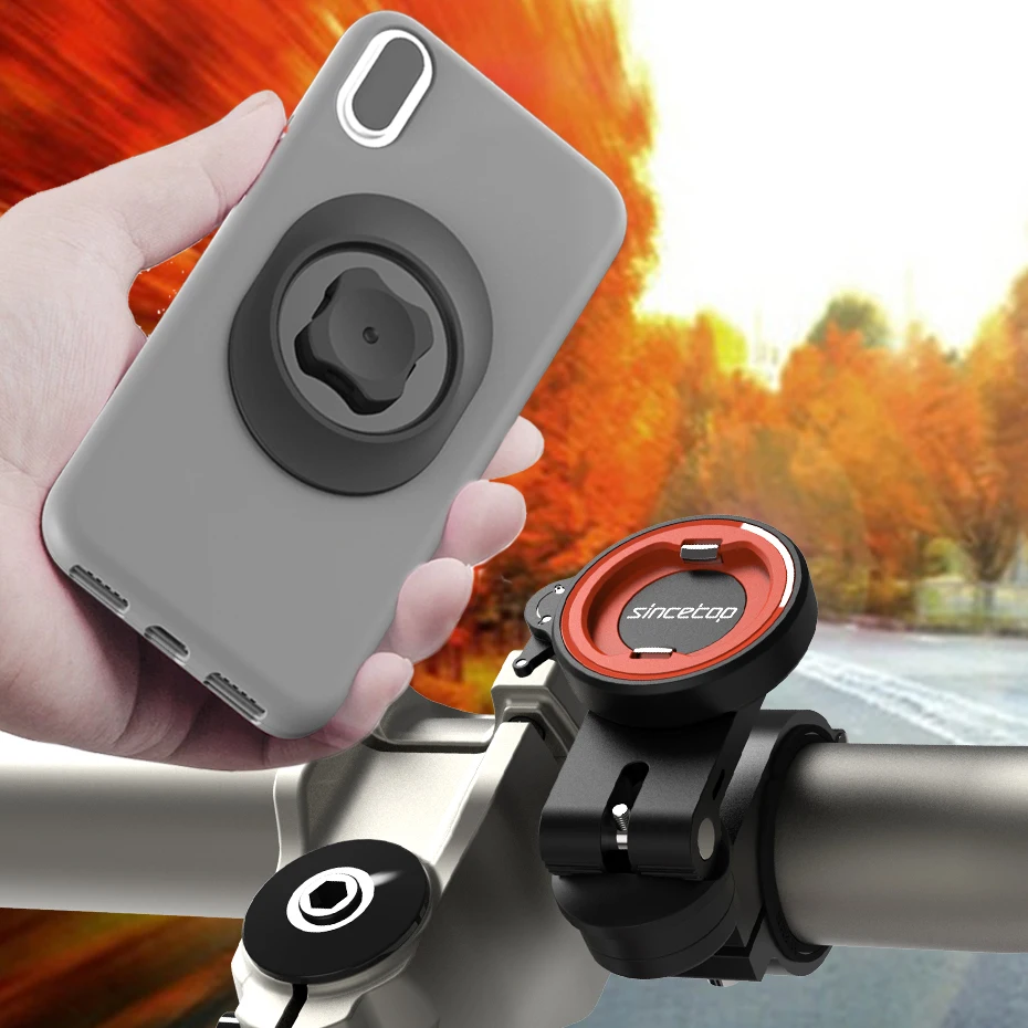 sincetop Bike Phone Mount für Mountain Bicycle, Universal