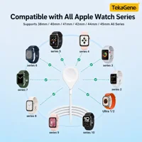 Chargeur magnétique sans fil rapide USB A Type C pour Apple Watch Series 10 9 8 7 6 5 iWatch 4 3 2 Ultra Edition 2