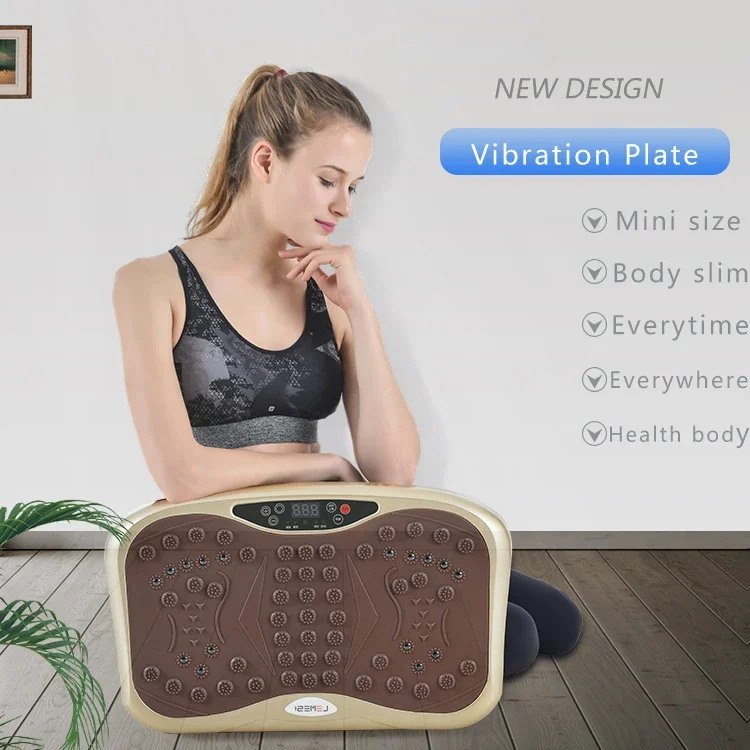 Vibrating disc home fitness machine fit massage Body Fat-reducing Machines Vibration Plat form Rejection Of Fat