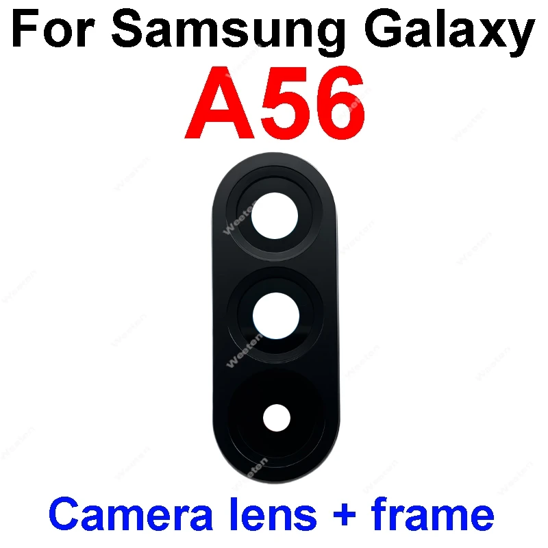 Enhanced Rear Camera Glass Frame with Adhesive Cover for Samsung Galaxy A Series