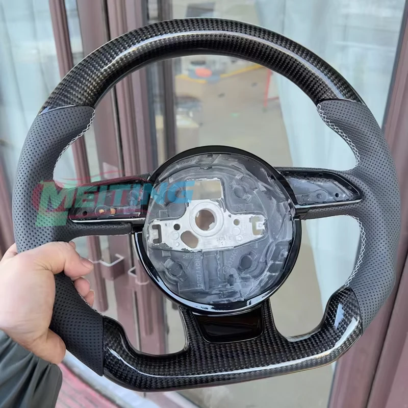 아우디 B8.5 A3 A4 A5 Q3 Q5 S3 S4 S5 RS3 RS4 RS5 RS6 2013 2014 2015 2016년식 순정 카본 파이버 스티어링 휠