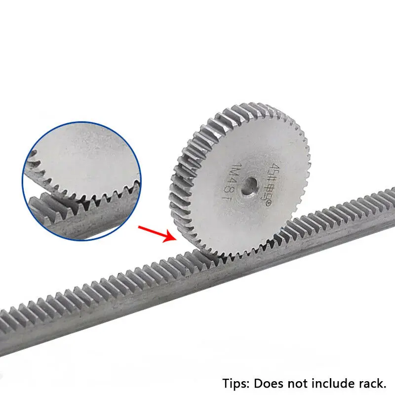 1Pcs 1M 28 Teeth ~ 43 Teeth Thickness 10mm 45# Steel Spur Gear Metal Gear 1Modulus Motor Pinion
