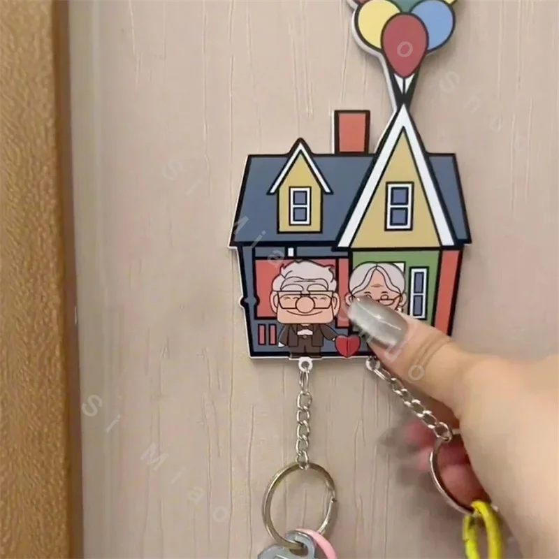 Couple Key Holder House Wall Shared Keychain Hanger Door Prevent Loss Key Pendant Lover Key Ring Hook Home Decor For Girl Gift 5