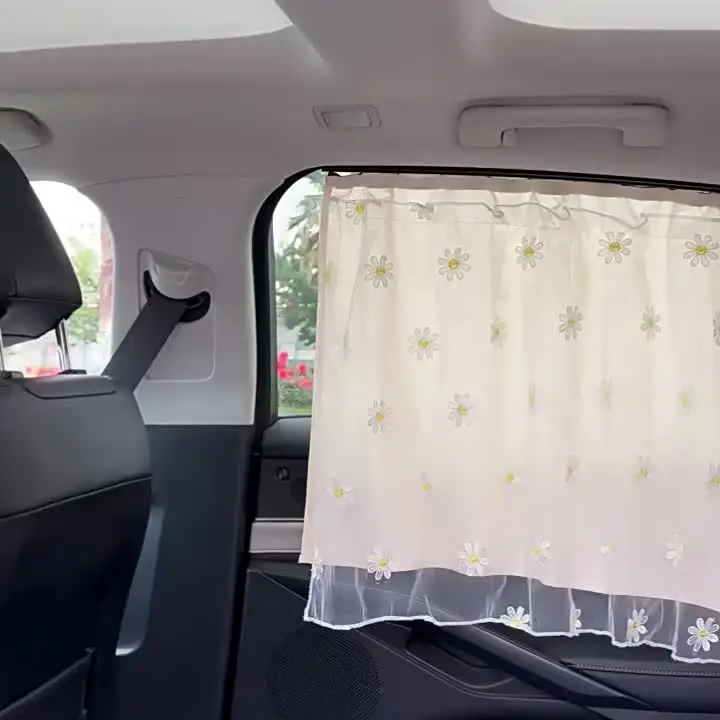 Magnetic Car Sun Shade Curtain For Side Window Baby Kids Children Sunshade Protector Protects Glare Heat Blocks Uv Rays Interior Blocker Blind