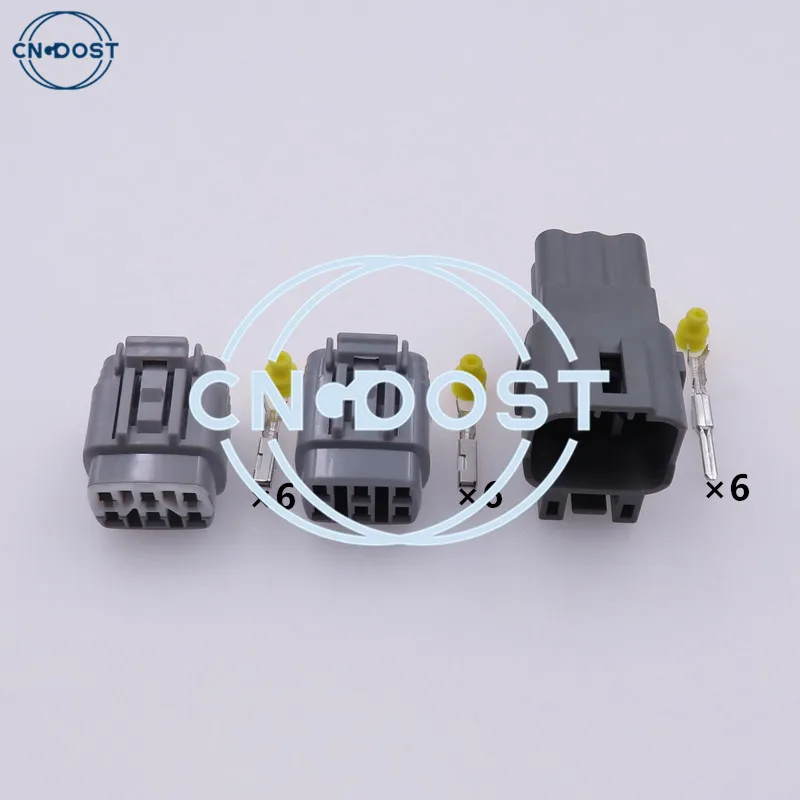 

1 Set 6 Pin 6189-0319 6188-0173 90980-11196 11196 Car Socket Automotive Female Male Plug Wiring Connector