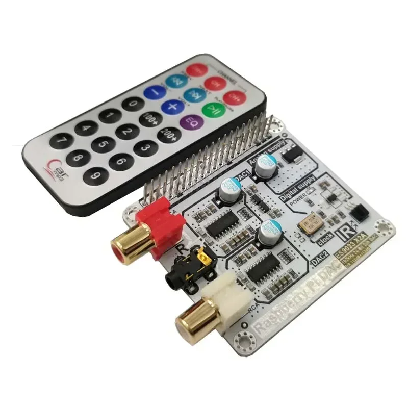 

DLHiFi объемный режим Raspberry Pi DAC Raspberry Pi 4B 3B + \ 3B \ 2B ZERO(W) HIFI Dual ES9023 декодирование DAC I2S с дистанционным управлением