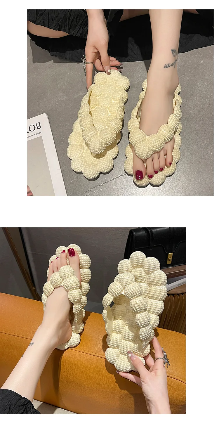 Flipflops Bubble Shoes Summer New Fashion Opentoed Bubble Slippers