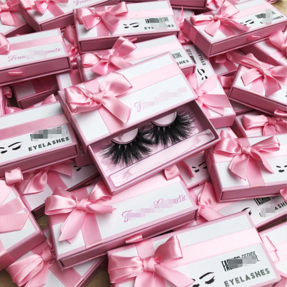 25MM False Lash Magnetic Packing Box Custom Eye-lash Boxes Empty Packaging With Logo Wholesale Eyelashes Package for Boutique 4