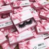 Wholesale 5D Mink Eyelash Packaging Box With Tray Luxury Dramatic 3D Eyelashes Case Vendor Custom Logo Makeup 4