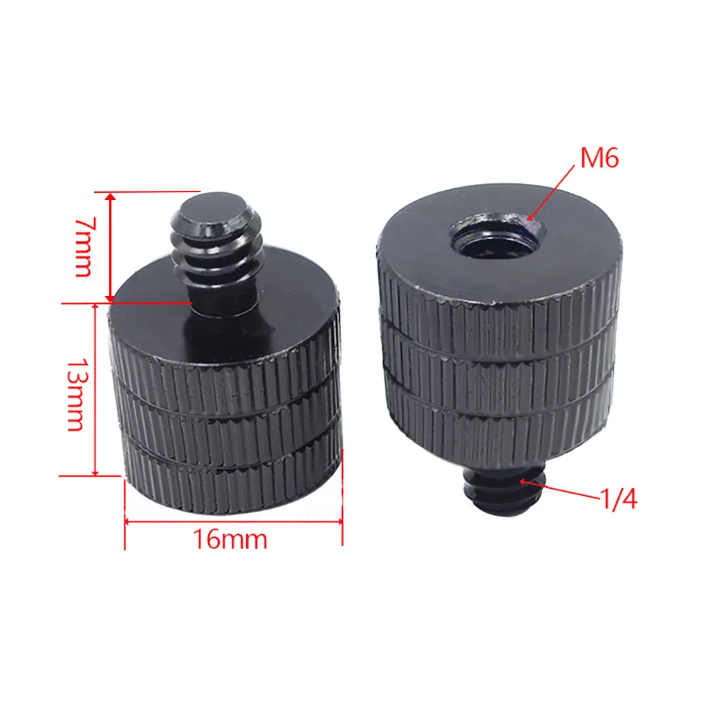 10 Adattatori Per Treppiedi 1/4″ A 3/8″ E 3/8″ A 1/4″ – In Lega Di Alluminio, Filettatura Antiscivolo Per Fotocamere E Microfoni