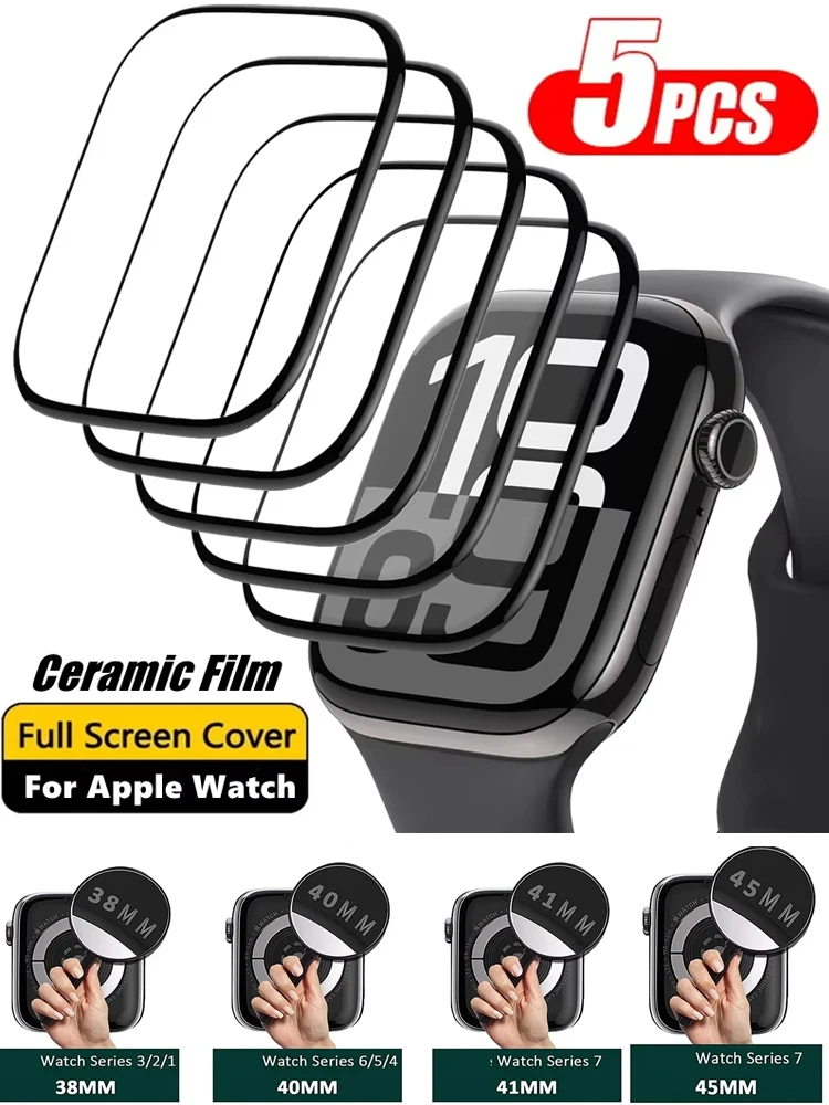 Premium Screen Protector Film for Apple Watch - Enhanced Protection