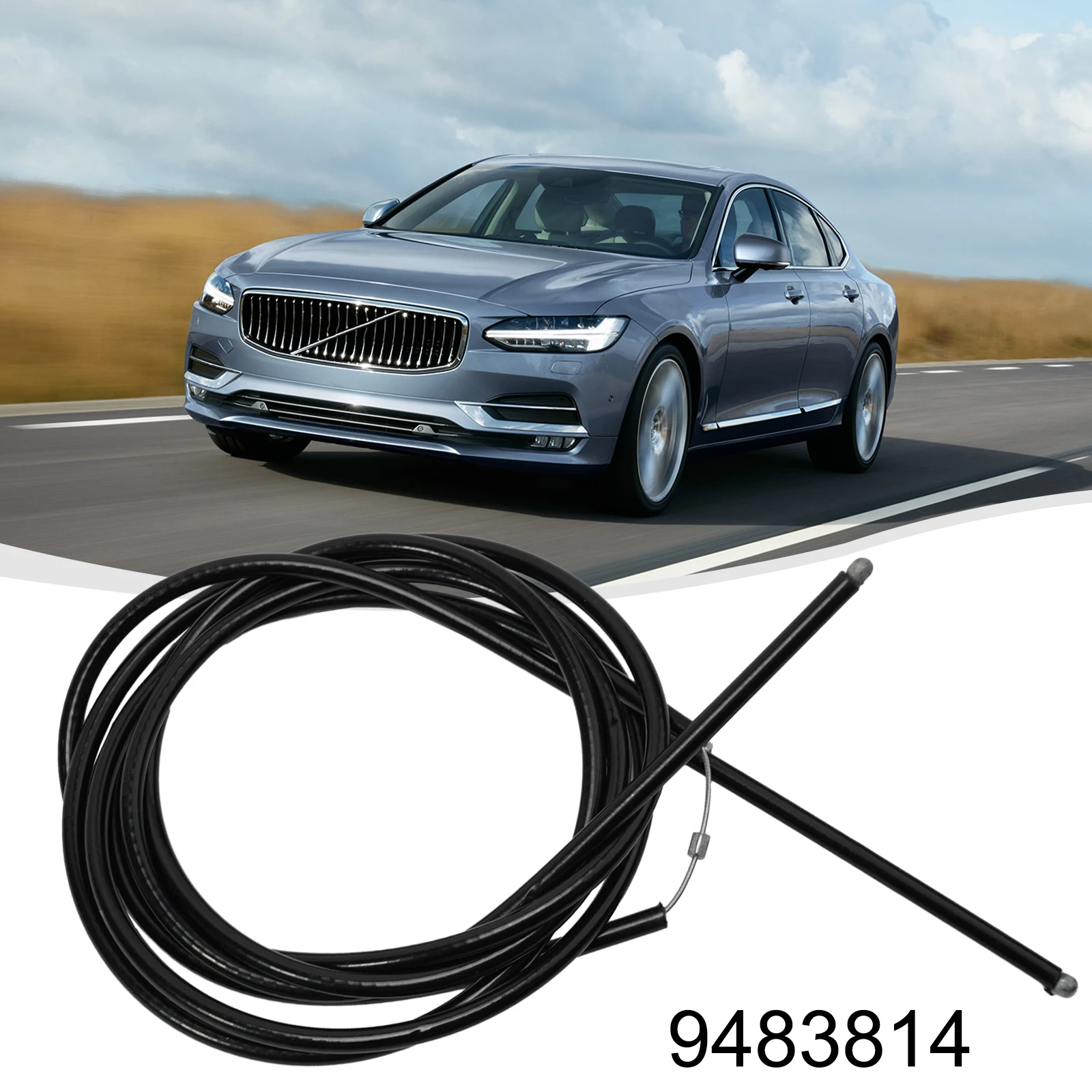 

None Release Lock Cable Hood Latch Lock Car Accessories 2003-2014 For Volvo XC90 Hood Latch Release Lock Cable