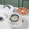 Convenient Cake Carrier Portable Buckle PP Cake Box Baking Packaging Box with Handle Handy Cupcake Holder Tray Cake Packaging 3