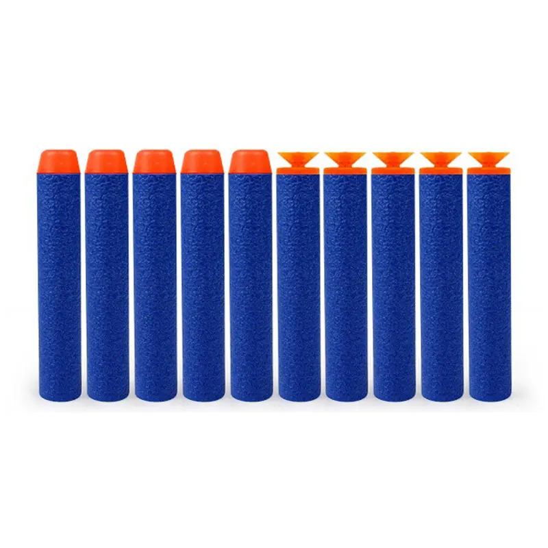 Refill Darts Bullets EVA Soft Hollow Hole Head Bullet Guns Accessories For Nerfs N-strike Elite Series Blasters Toys For Kids 6