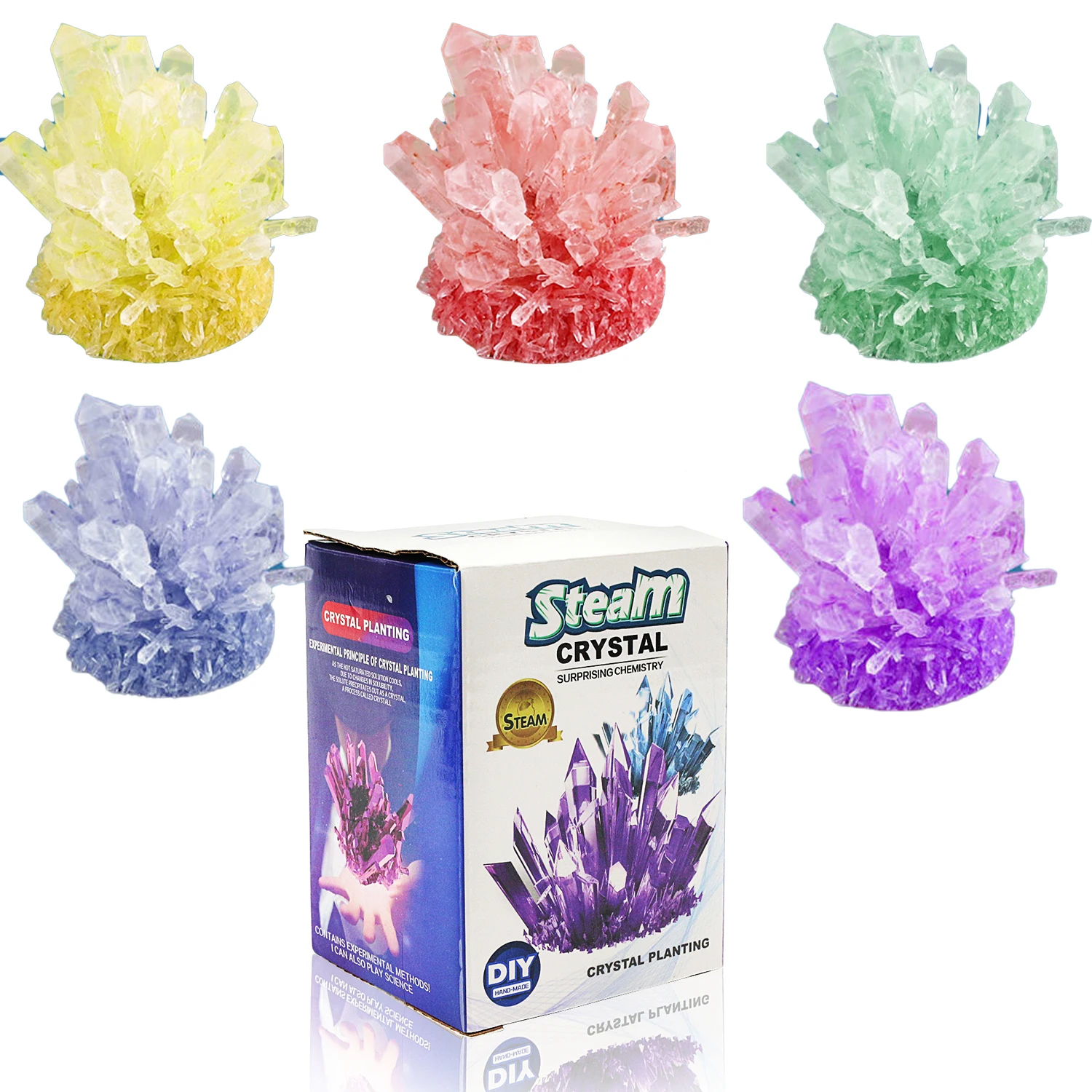 Crystal Growing Science Kit for Fun Parent-Child Chemistry Exploration