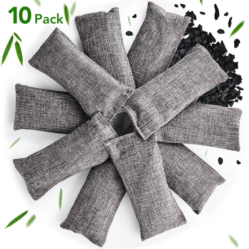 Bamboo Charcoal Bags Odor Absorber 10pcs 10x60g Home Toilet Car Odor Eliminator bamboo charcoal air purifier,activated charcoal odor absorber,bamboo charcoal odor absorber