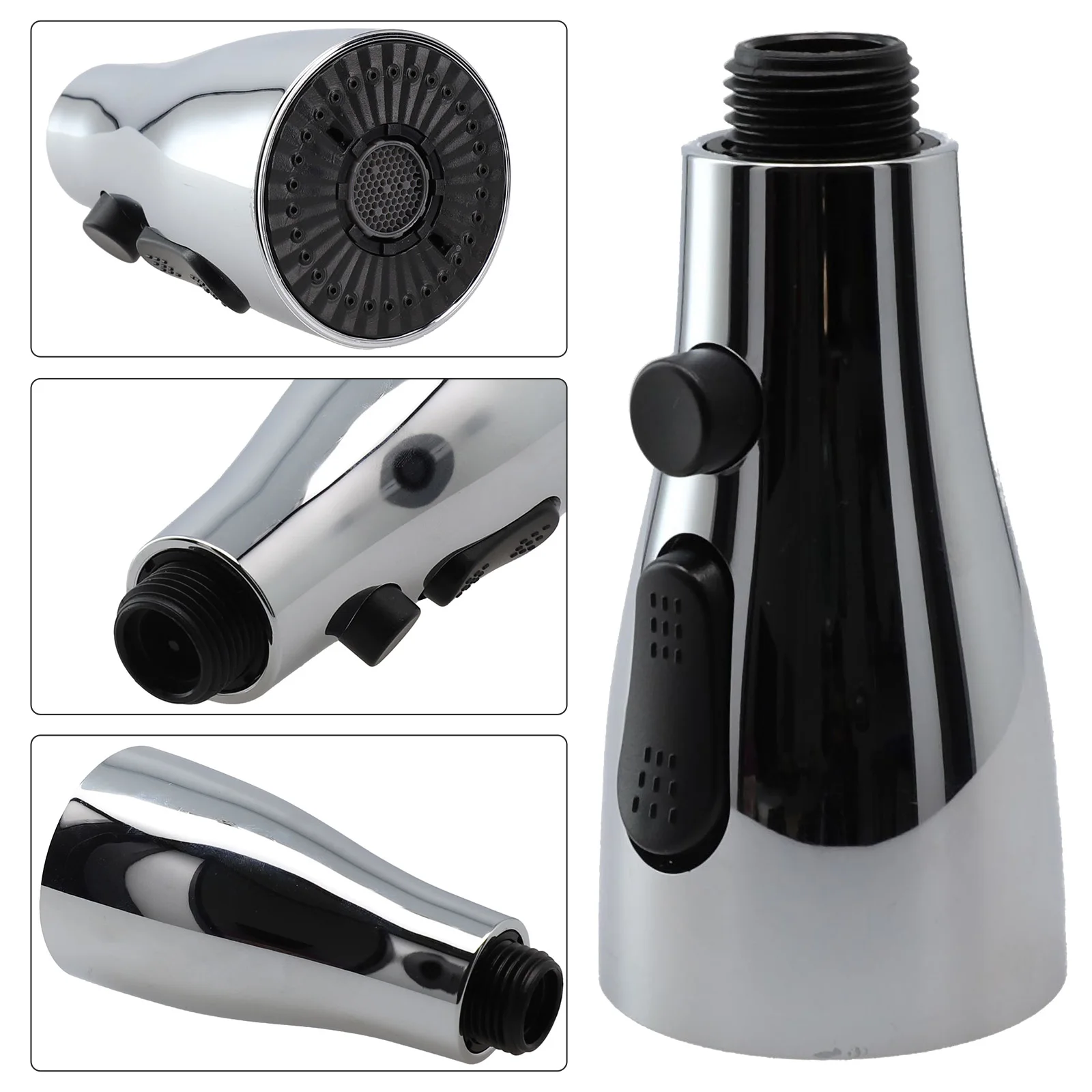 Küche herausziehen Wasserhahn Spray Dusch kopf Bubbler Wasserhahn Sprüh kopf g1/2 wassers pa rende Spüle Universal Wasserhahn Düse – Detail 3