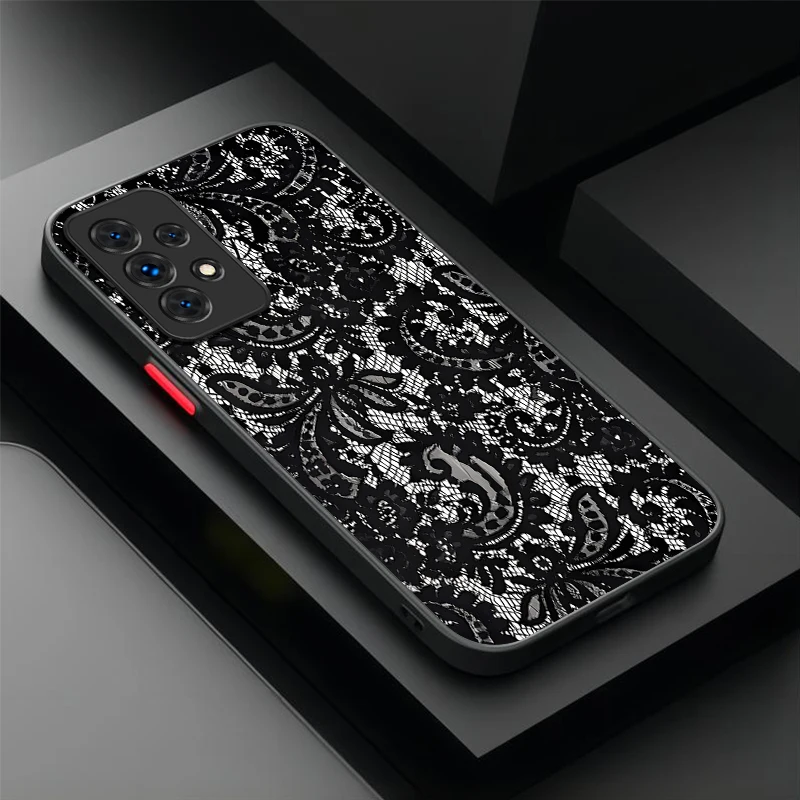 Vintage Lace Floral Matte Phone Case