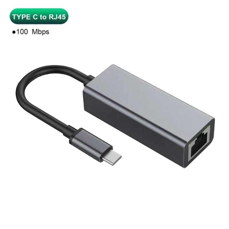 Adaptador USB tipo C Ethernet, tarjeta de red USB tipo C a RJ45, 100/1000Mbps, Cable de Internet Lan USB3.0 para MacBook, PC, ventana y Android