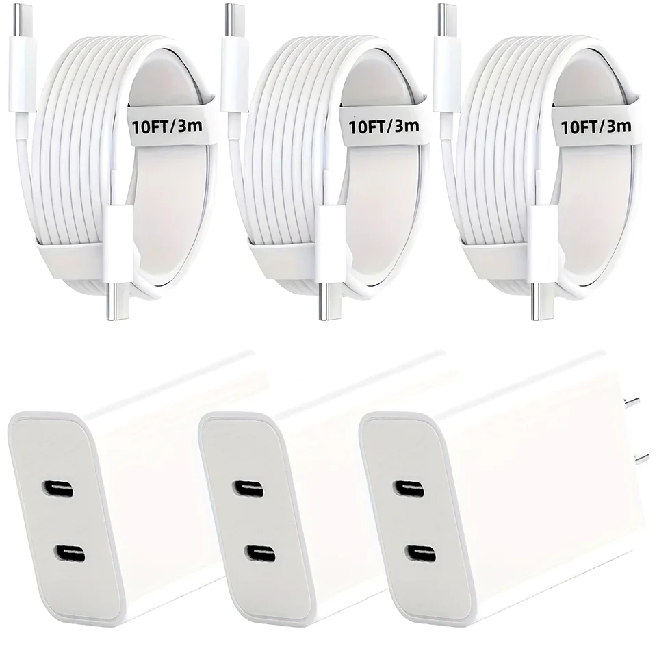 iPhone 16 Fast Charging Dual Port USB C Charger