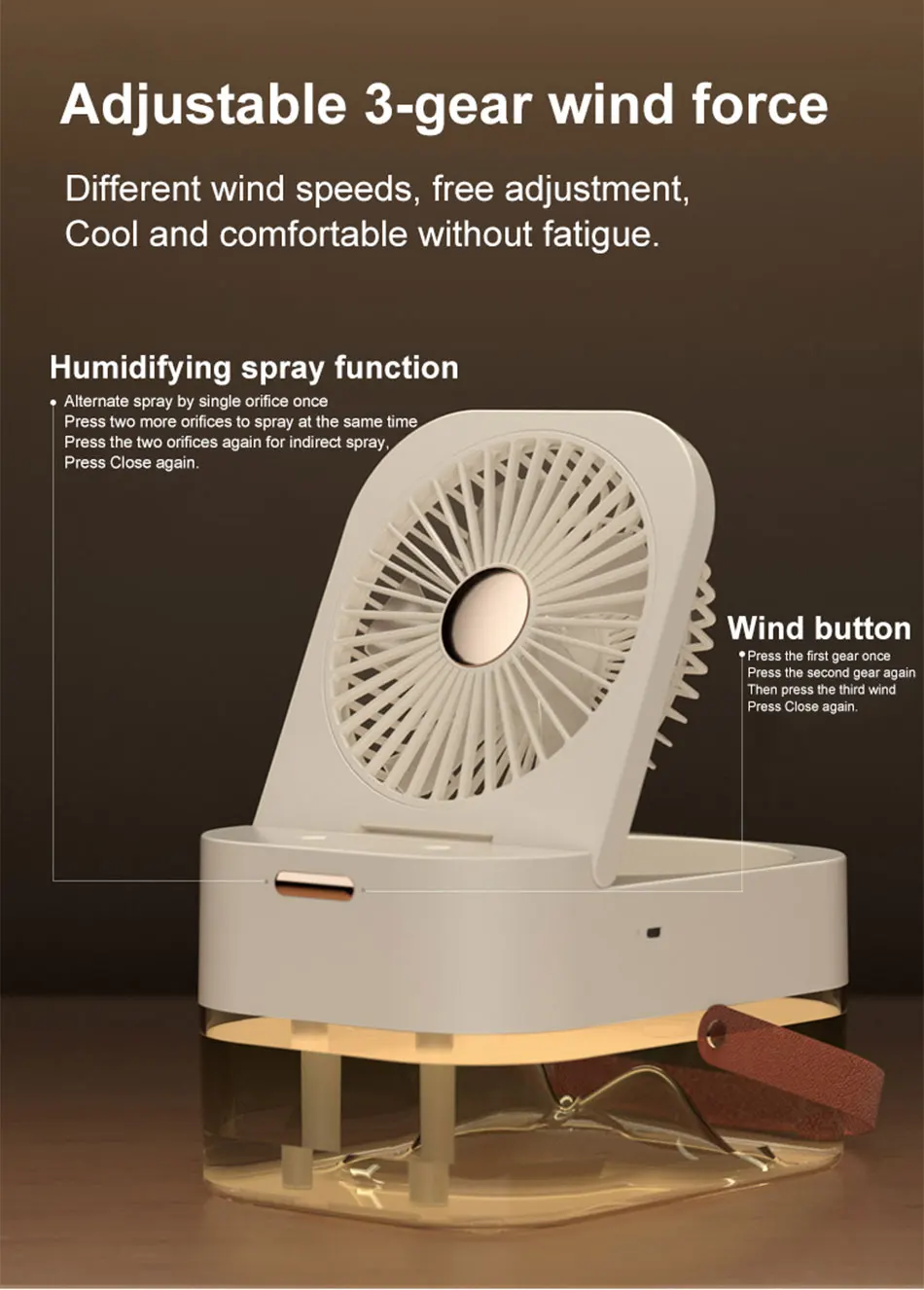 portable humidifier fan | best humidifier | cool mist humidifier | easy to clean humidifier | best humidifier for large room | humidifier with fan | best travel humidifier