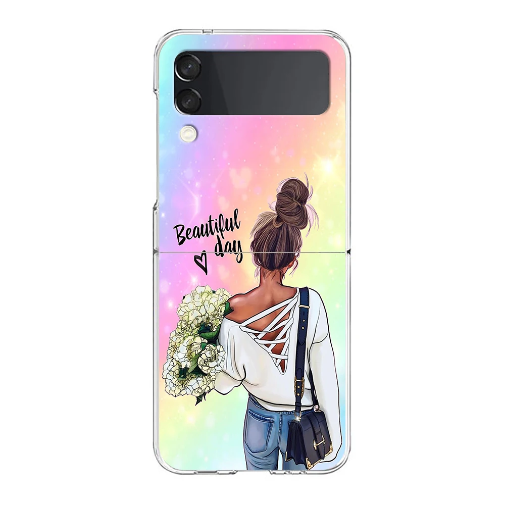 Super Mom Baby Hard Transparent Foldable Shockproof Phone Case