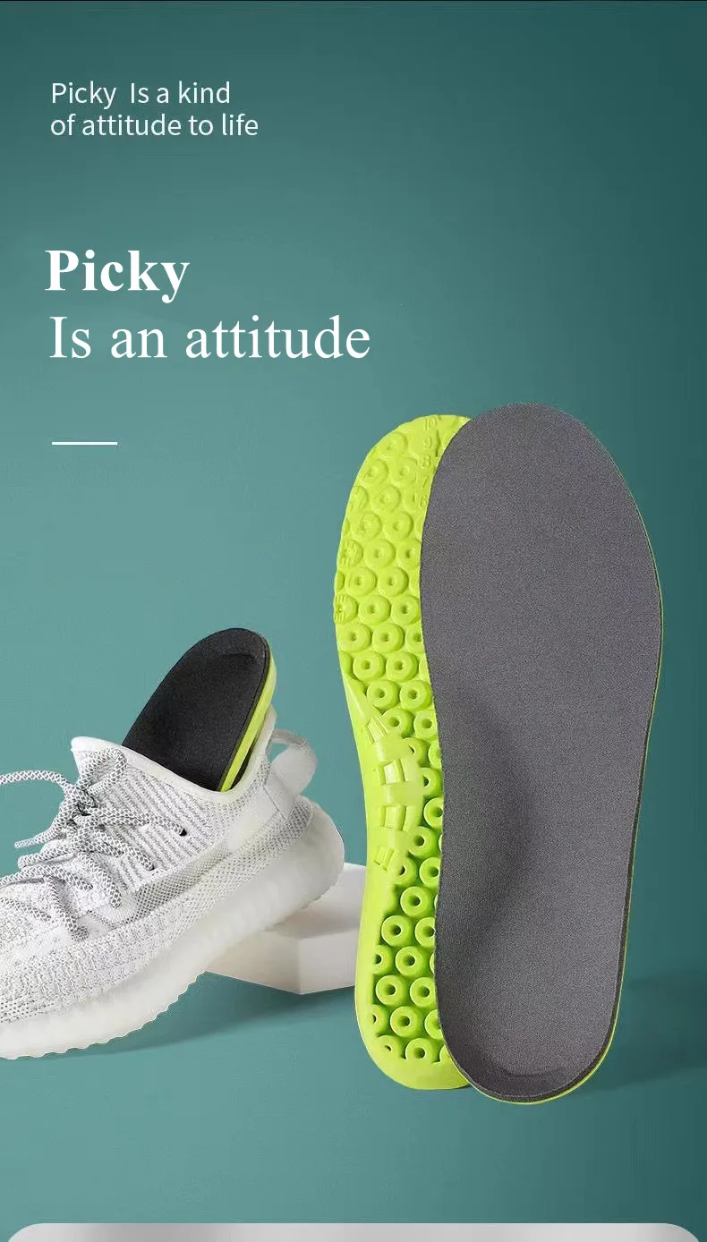 Sports Insole Non-slip Soft Breathable Sweat-wicking Deodorant Shoe Inserts Anti-slip Template for Men Women Insoles 1_voghion.com
