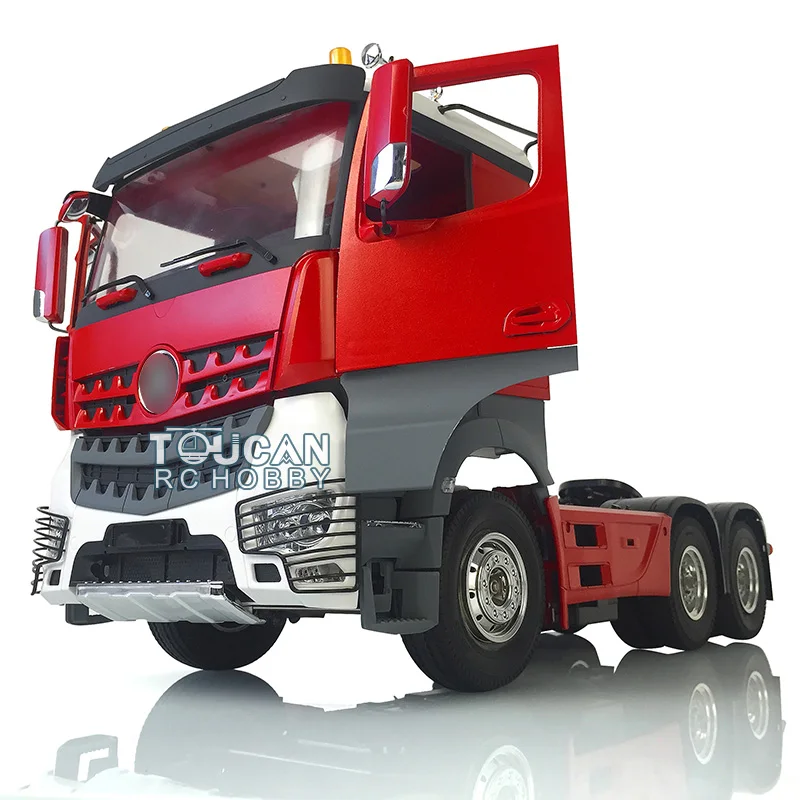 TOUCAN RC Painted 6*4 Lowtop 1/14 RC Tractor Truck Remote Control Car Construction Vehicle 35T Motor Toy For Adults THZH1030 5
