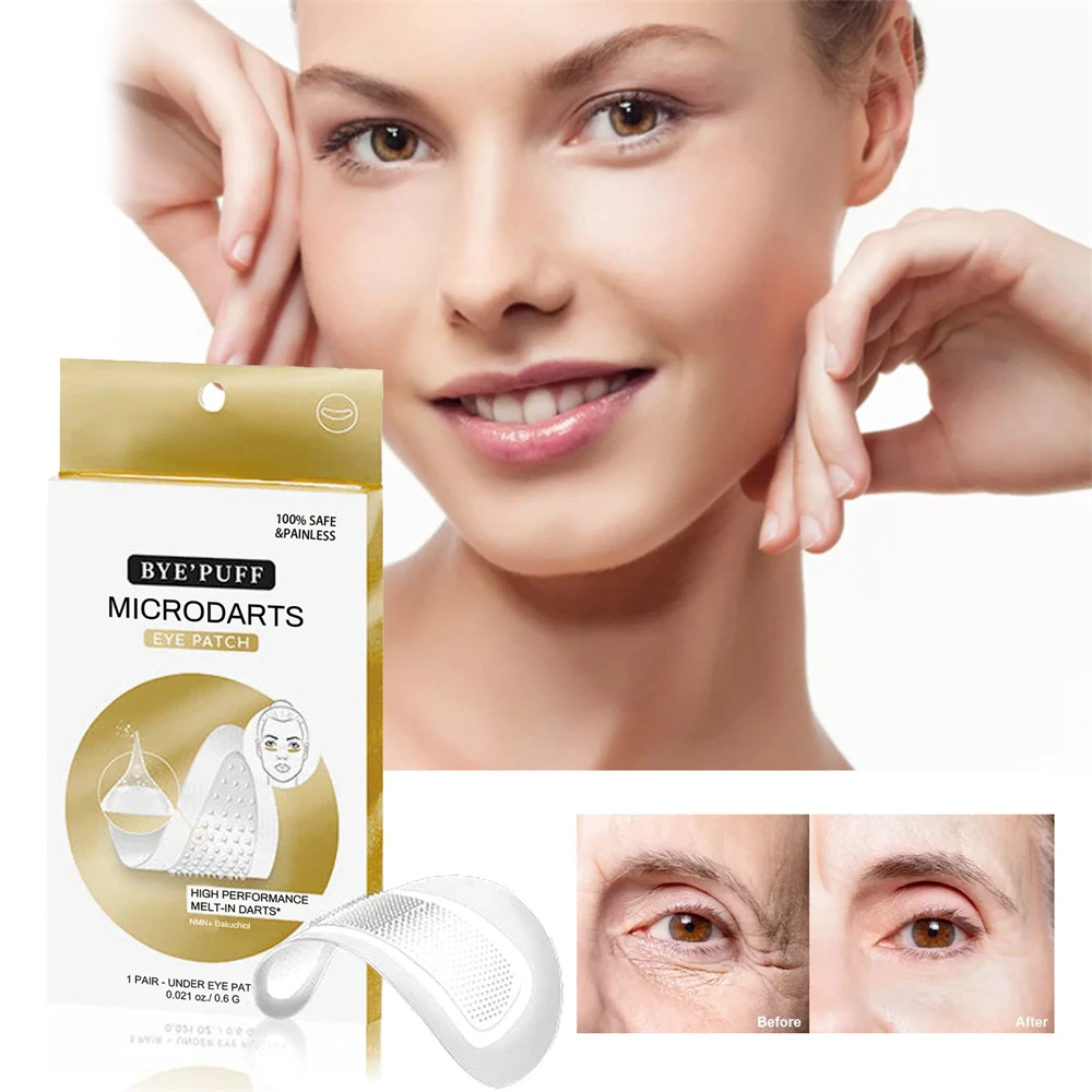 

Hyaluronic Acid Microneedle Eye Mask Dark Circles Under Eye Bag Anti-Wrinkle Anti-Aging Eye Mask Moisturizing Gel SkinCare Patch