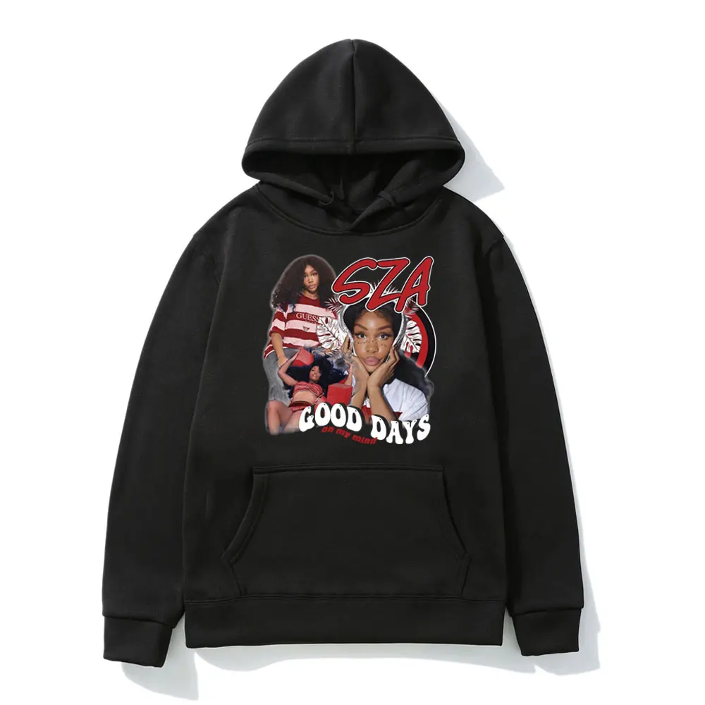

Rapper SZA SOS Album Print Hoodie Vintage Hip Hop Sweatshirt Men Women Oversized Harajuku Hoodies 2023 Fall and Winter Pullover