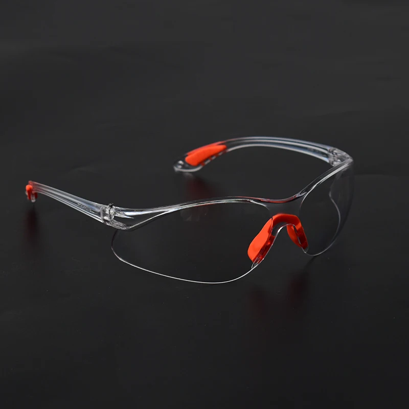 Protective Goggles 12PCS Lab Work Safety Eye Protective Glasses PC Material Anti Impact Wind Dust Proof Goggles Safety Riding Clear Glasses
