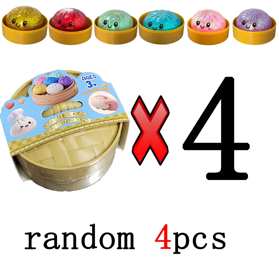 Dumpling Squishy Mysteries: Stress Relief Fidget Toy & Party Gift