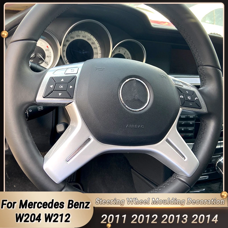 Carbon Fiber Car Steering Wheel Panel Decoration Cover Trim For