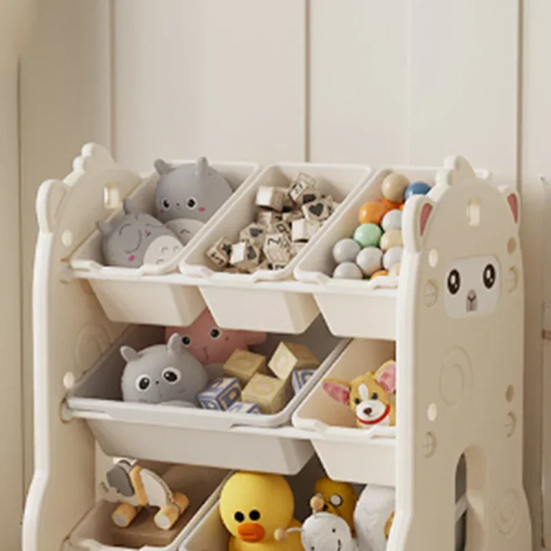 Kids Cabinet Organizer Toys Kid Storage Bookcase Multi-Purpose Shelf Organizador De Juguetes Children's Storage Furniture