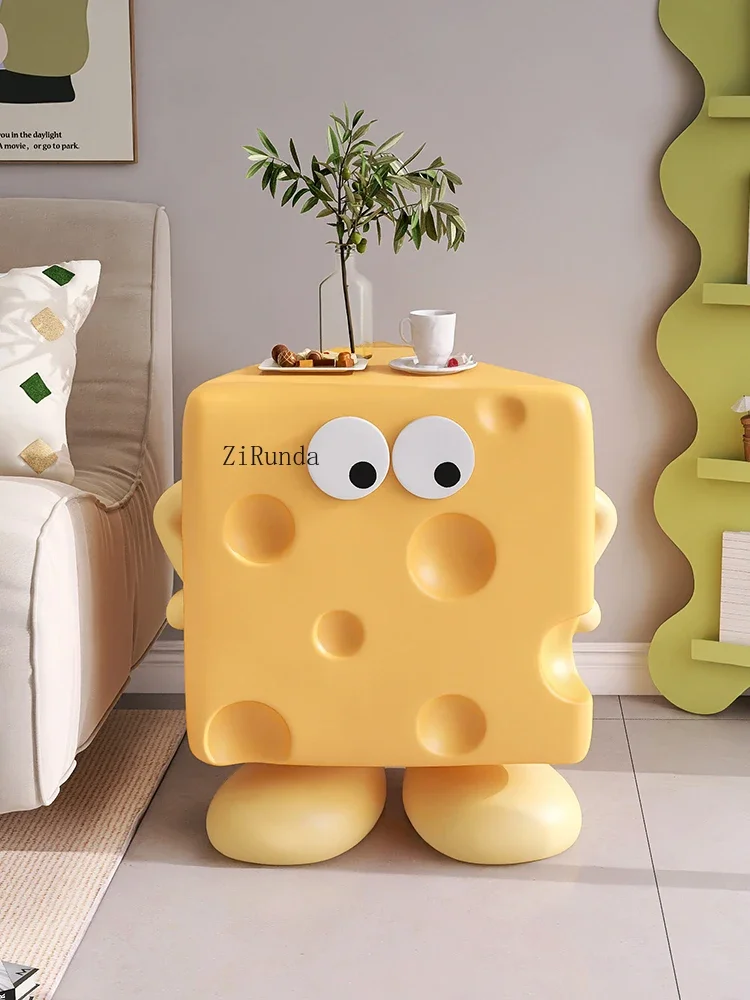 ~Fun creative bedside table household bedroom shelf cartoon cute children's room