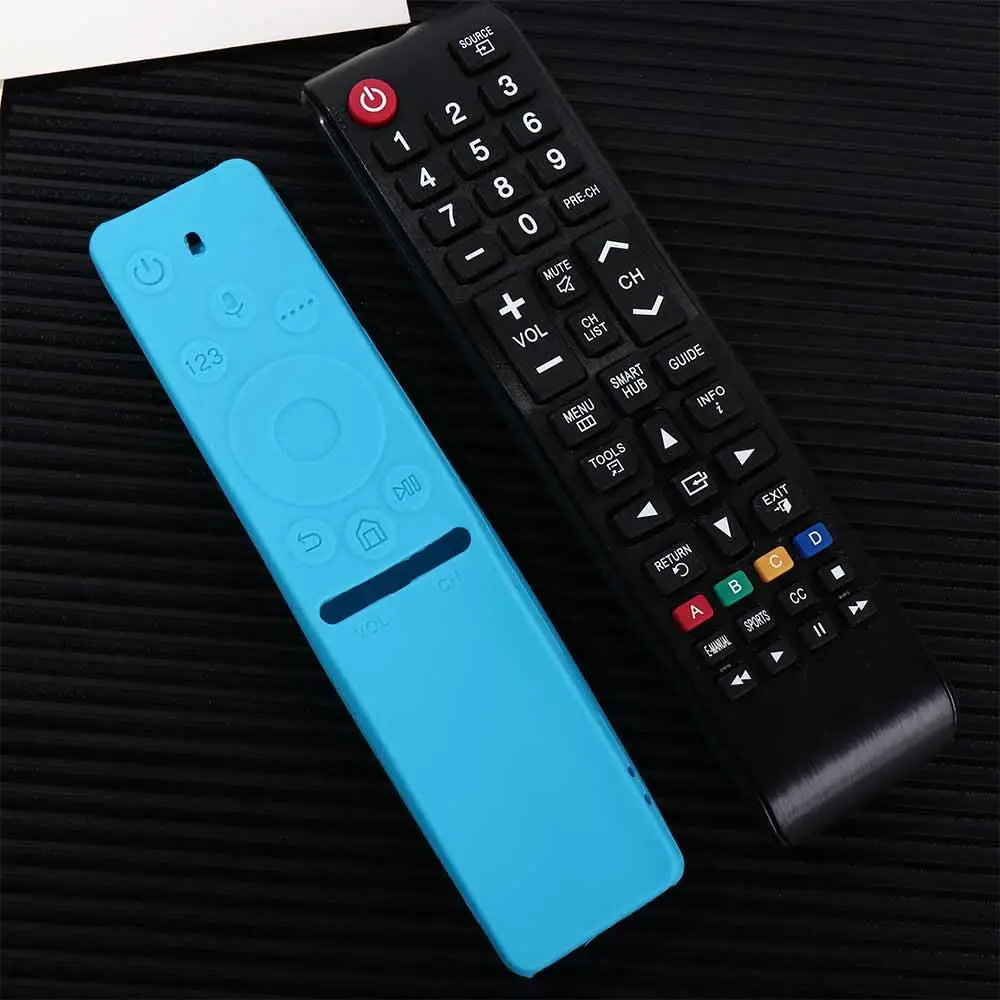 Description Picture 3 of item1Pc Silicone Cover Case For Samsung Voice TV Remote Control Protective Sleeve Q60Q70Q80 7700 BN59 Serie All-inclusive Dust-proof