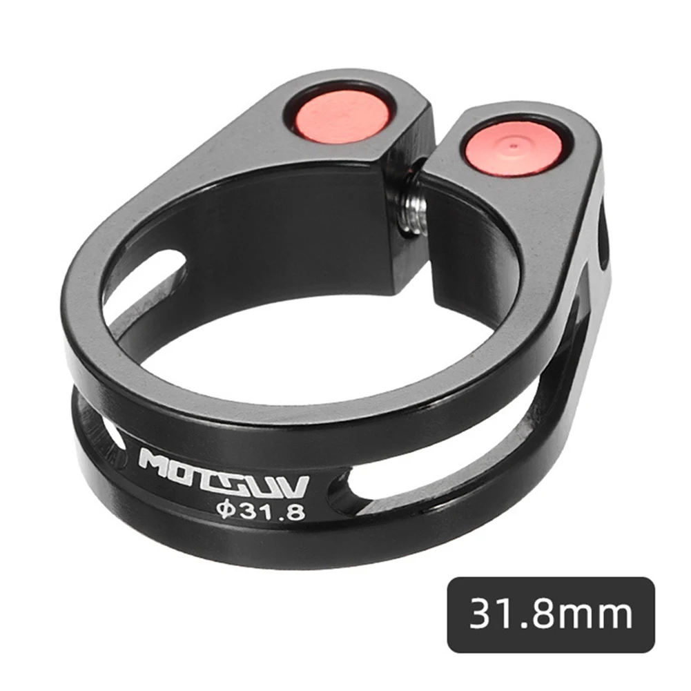

Seatpost Clip Seat Tube Clamp Black/red/blue/gold/colorful Hollow Lightweight Aluminum Alloy Bicycle Parts Brand New