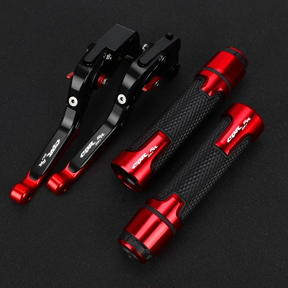 

Motorcycle Aluminium Adjustable Brake Clutch Levers & Handle Handlebar grips For honda CBR954RR CBR 954RR CBR 954 RR 2002 2003