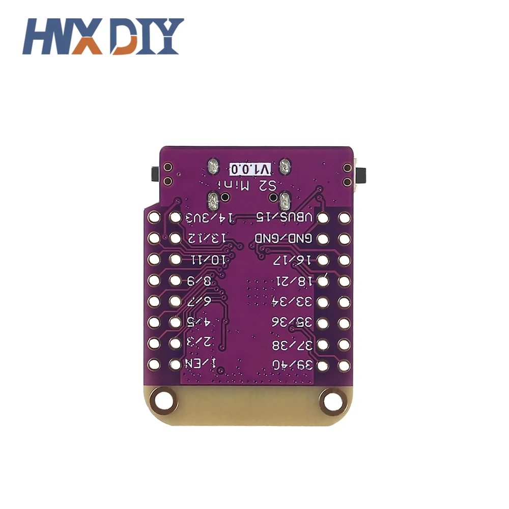 Фото 1-10 шт. ESP32 S2 Mini V1.0.0 WIFI IOT плата на основе ESP32-S2FN4R2 4 МБ флэш 2 Мб PSRAM MicroPython Arduino совместима №4