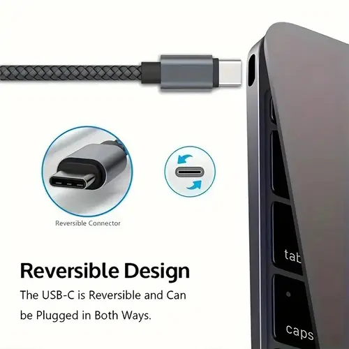 66W 5A Nylon 1m 2m 3m USB C To Type C Fast Charging Cable for Iphone 15 16 Pro Max Samsung S24 Xiaomi OPPO Charging Cable - Image 4