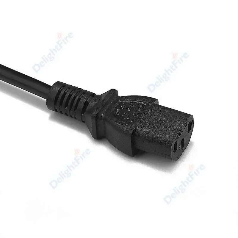 IEC320 C13-C14 플러그 AC 전원 연장 코드 1/1.5/1.8/2/3/5m PC 컴퓨터 DJ 스튜디오 조명 UPS PDU용 AC 전원 공급 코드