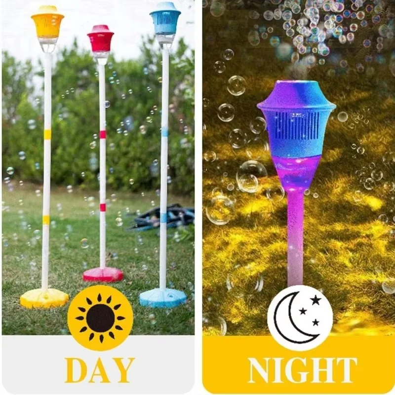 Lamp Soap Bubbles Machine Automatic Bubble Gun Creative Bubble gun Toys Blower Maker weeding birthday Party Games Toys for