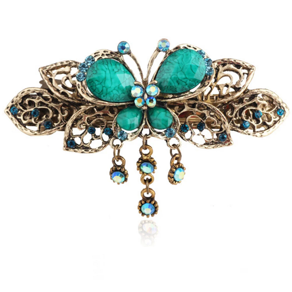 

Women Retro Style Hair Clips Hairpins Hair Barrette Clip Beauty Tools Jewelry (Blue)