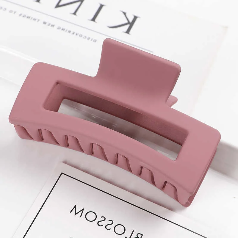 Koreanische Frauen Mädchen Acryl Haar Krallen Haar Clips Headwear Große Größe Haarnadeln Krabben Spange Mode Ornament Haar Zubehör – Detail 17