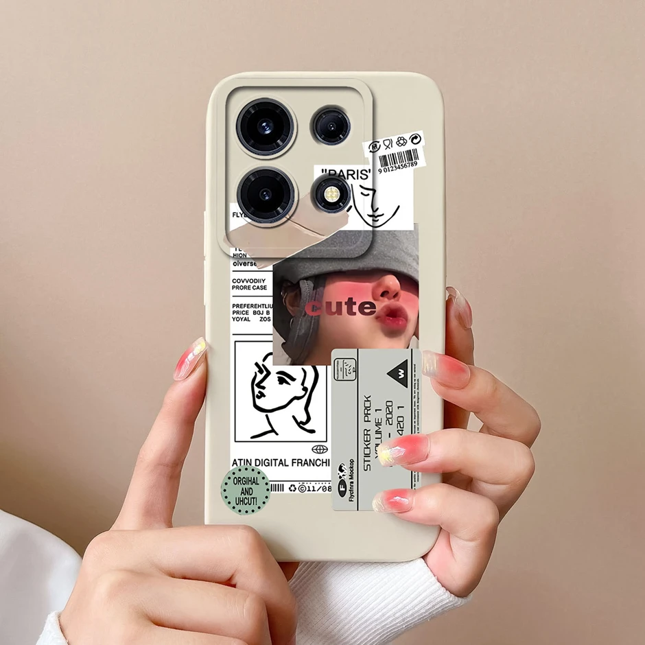 Fashionable Avocado Liquid Silicone Phone Case - Soft TPU Cover