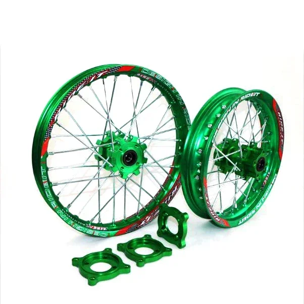15mm hole hub 2.50 x 14 inch & 3.00 front rear CNC Aluminum Alloy Wheel Rims for 110 125 0 dirt pit bike