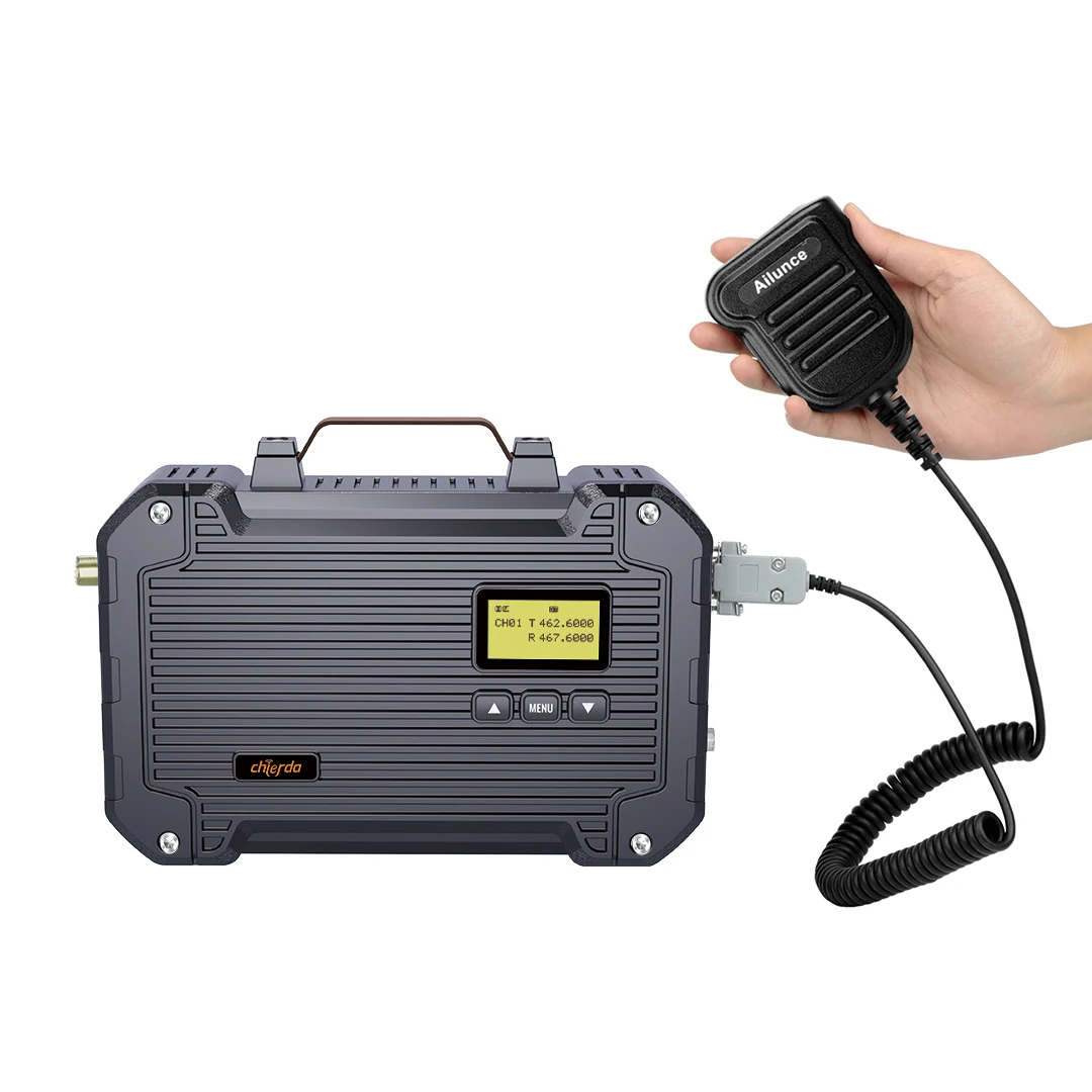 치레다 V25 통신 범위 VHF UHF 25W 신형 무전기 중계국 고출력 VHF/UHF 25W 리피터